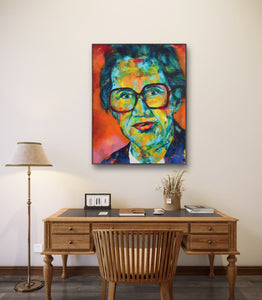 Katherine Johnson Portrait picture by Kascho Art from Aachen.