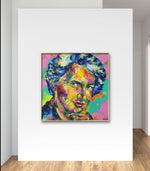 Load image into Gallery viewer, Rosalind Franklin Painting, 100 x 100 cm
