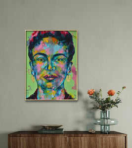 Frida Kahlo Painting, 80 x 60 cm