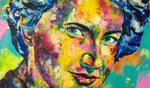 Load image into Gallery viewer, Rosalind Franklin Portrait by Kascho Art from Aachen.
