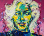 Lade das Bild in den Galerie-Viewer, Marilyn Monroe Gemälde, 100 x 120 cm
