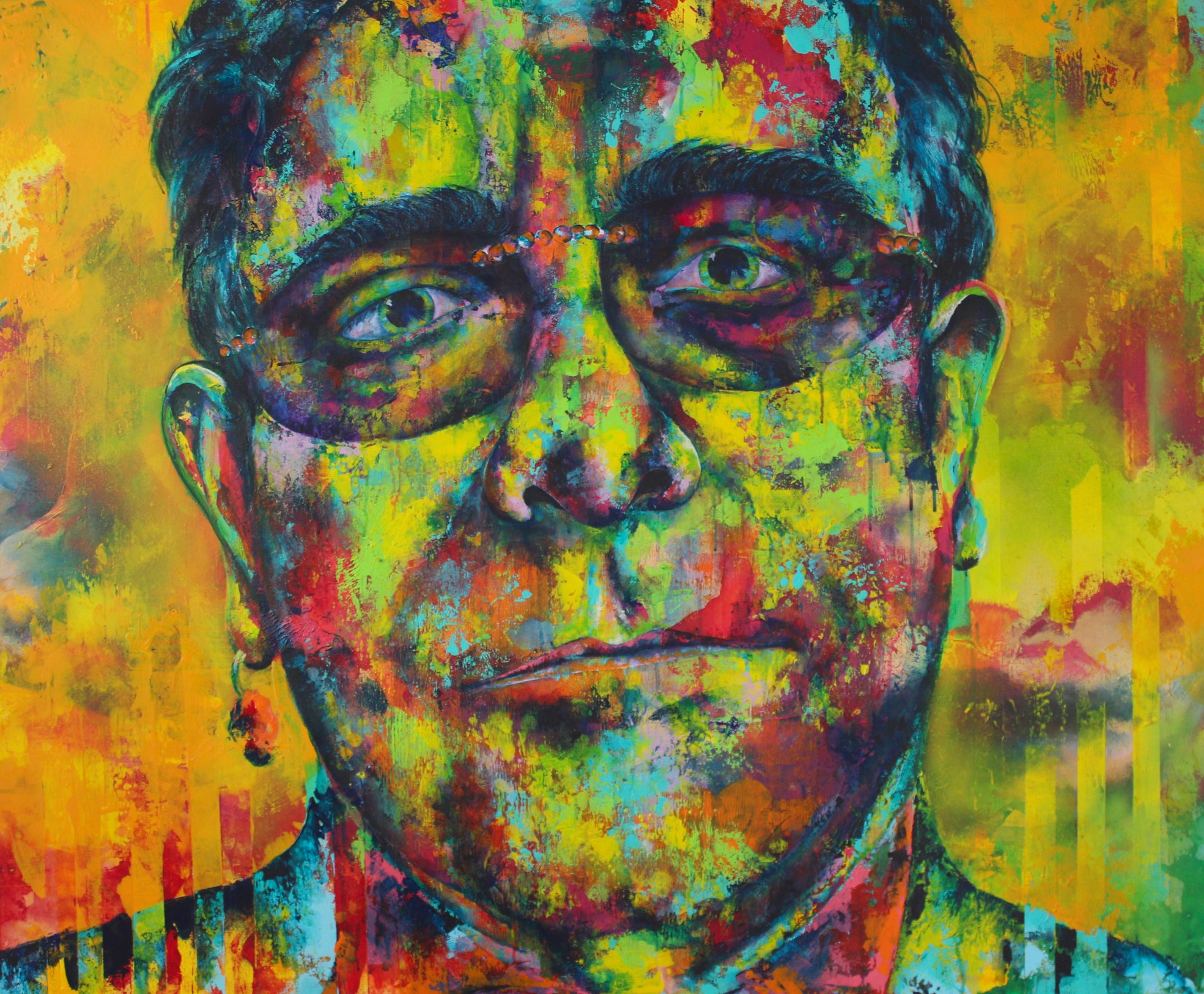 Elton John Gemälde, 100 x 120 cm