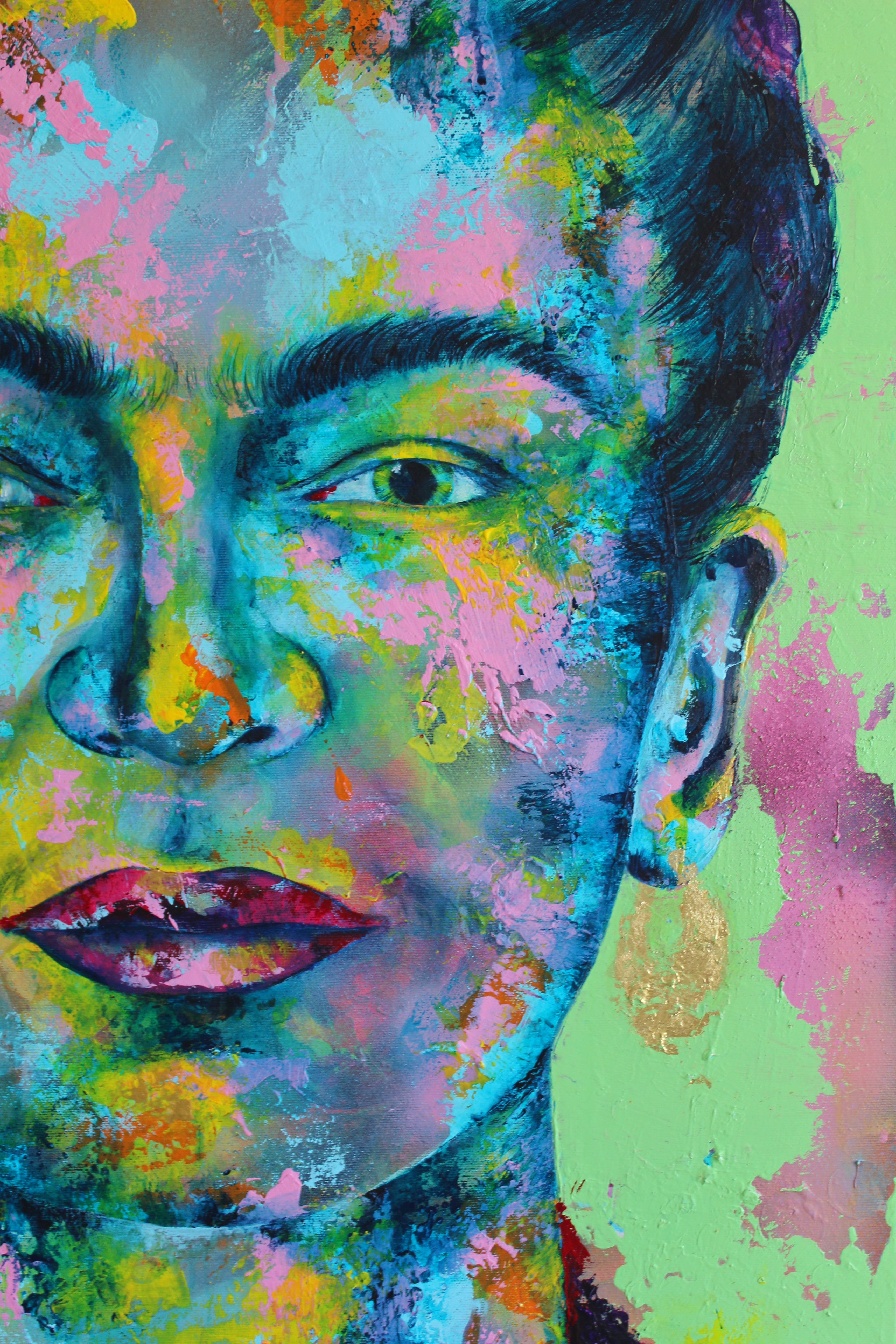 Frida Kahlo Gemälde, 80 x 60 cm