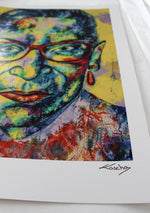 Load image into Gallery viewer, Limitierter Ruth Bader Ginsburg Druck, 30 x 40 cm
