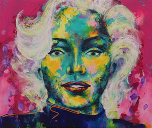 Marilyn Monroe Gemälde, 100 x 120 cm