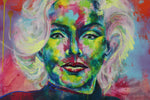 Load image into Gallery viewer, Marilyn Monroe von Kascho Art aus Aachen - close up
