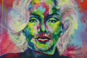 Marilyn Monroe von Kascho Art aus Aachen - close up