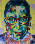 Load image into Gallery viewer, Ruth Bader Ginsburg Painting, 100 x 80 cm
