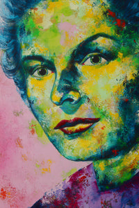Ingrid Bergman Gemälde, 100 x 80 cm