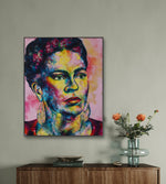 Lade das Bild in den Galerie-Viewer, Frida Gemälde, 100 x 80 cm
