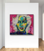 Load image into Gallery viewer, Marilyn Monroe Gemälde, 100 x 120 cm
