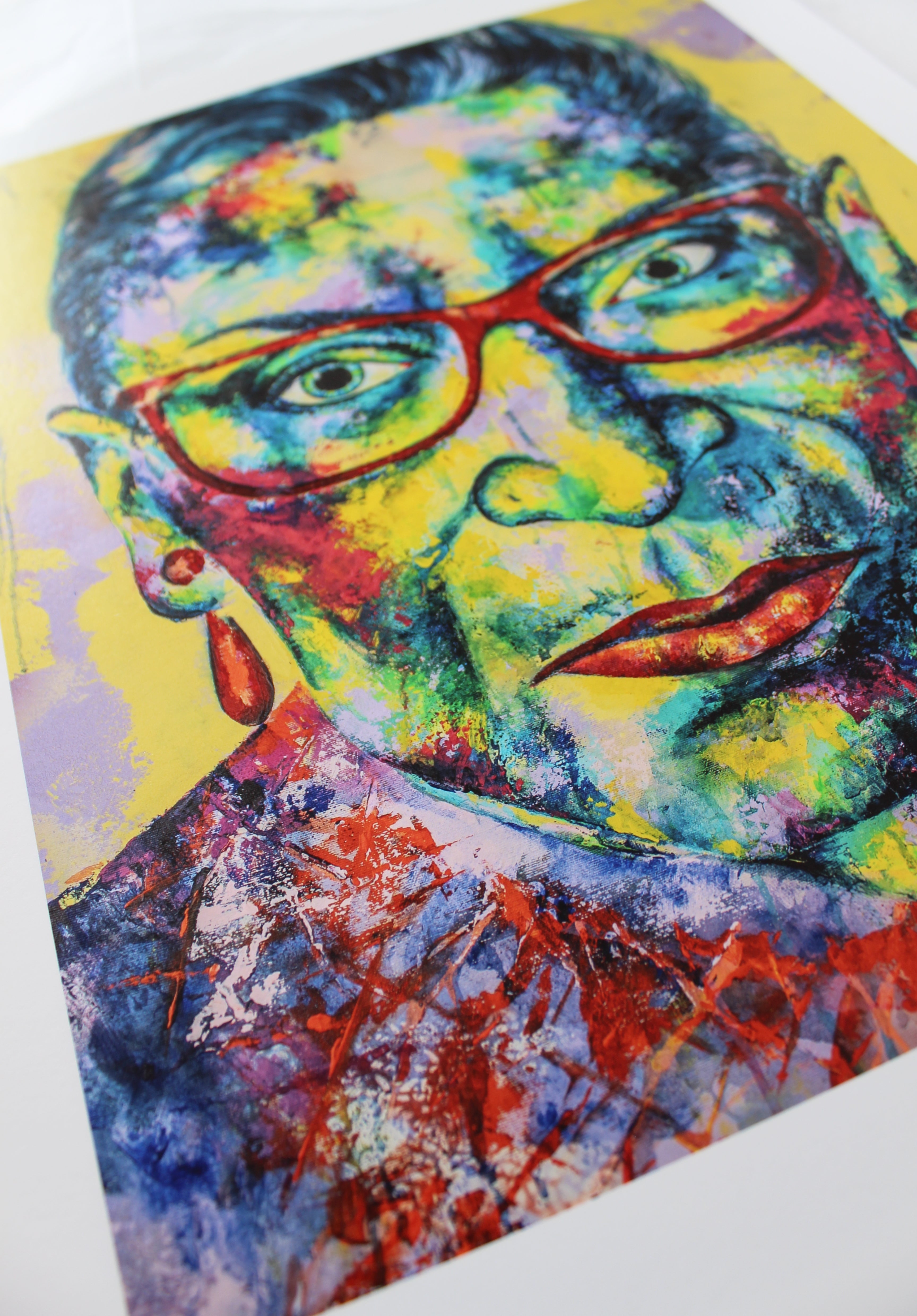 Limitierter Ruth Bader Ginsburg Druck, 30 x 40 cm