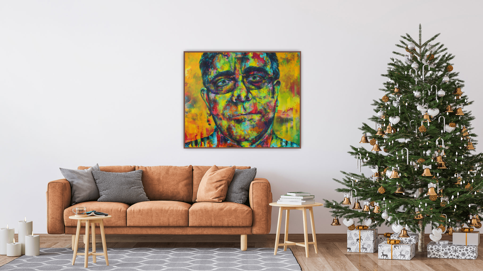 Elton John Painting, 100 x 120 cm