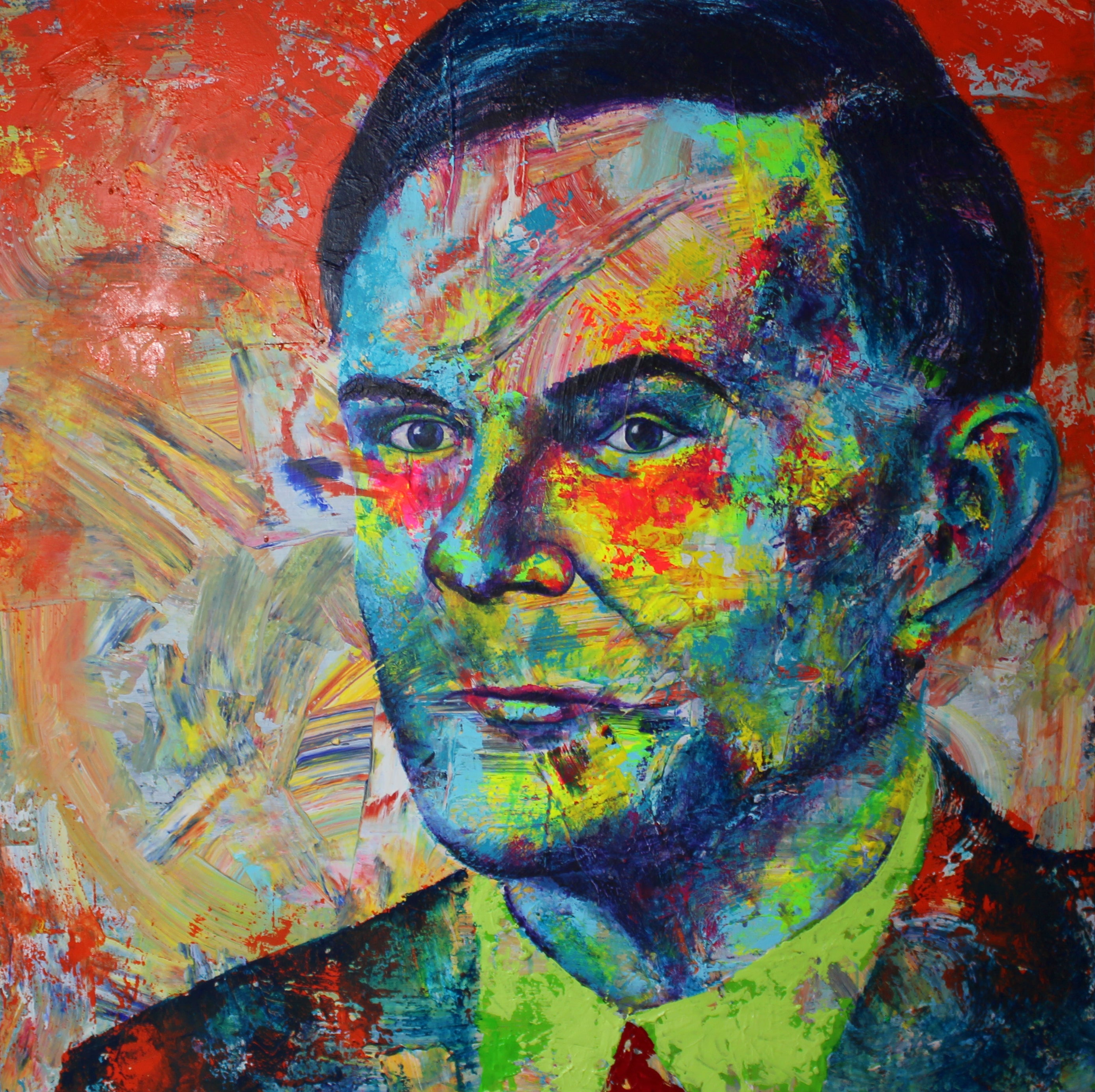 Alan Turing Gemälde von Kascho Art aus Aachen