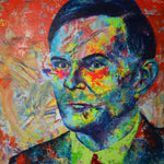 Lade das Bild in den Galerie-Viewer, Alan Turing Gemälde von Kascho Art aus Aachen
