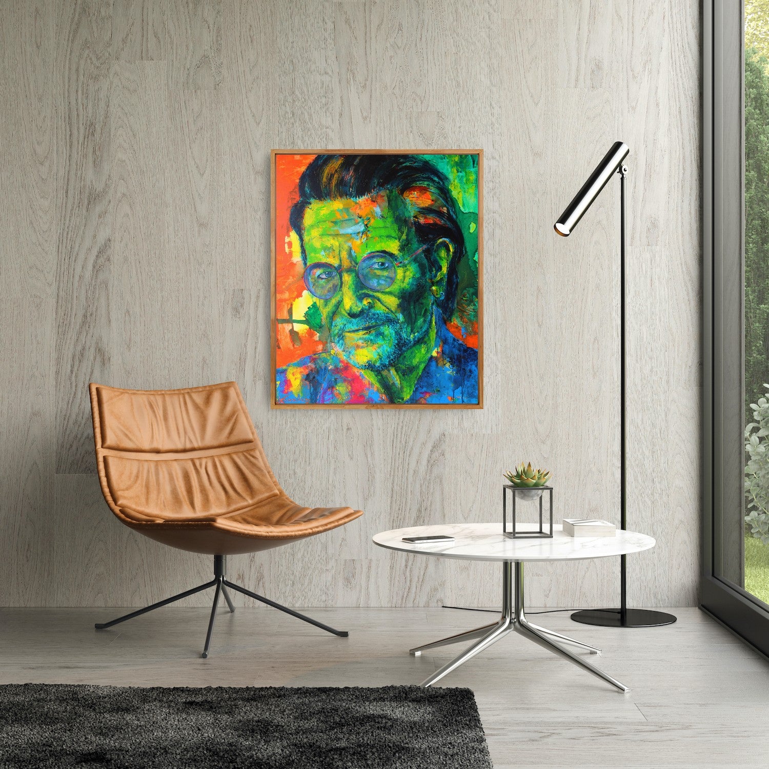 Bono painting, 100 x 80 cm