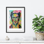 Lade das Bild in den Galerie-Viewer, Hochwertiger, Umweltfreundlicher Frida Kahlo Kunstdruck von Kascho Art.
