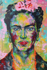 Lade das Bild in den Galerie-Viewer, Frida Kahlo Gemälde, 120 x 80 cm
