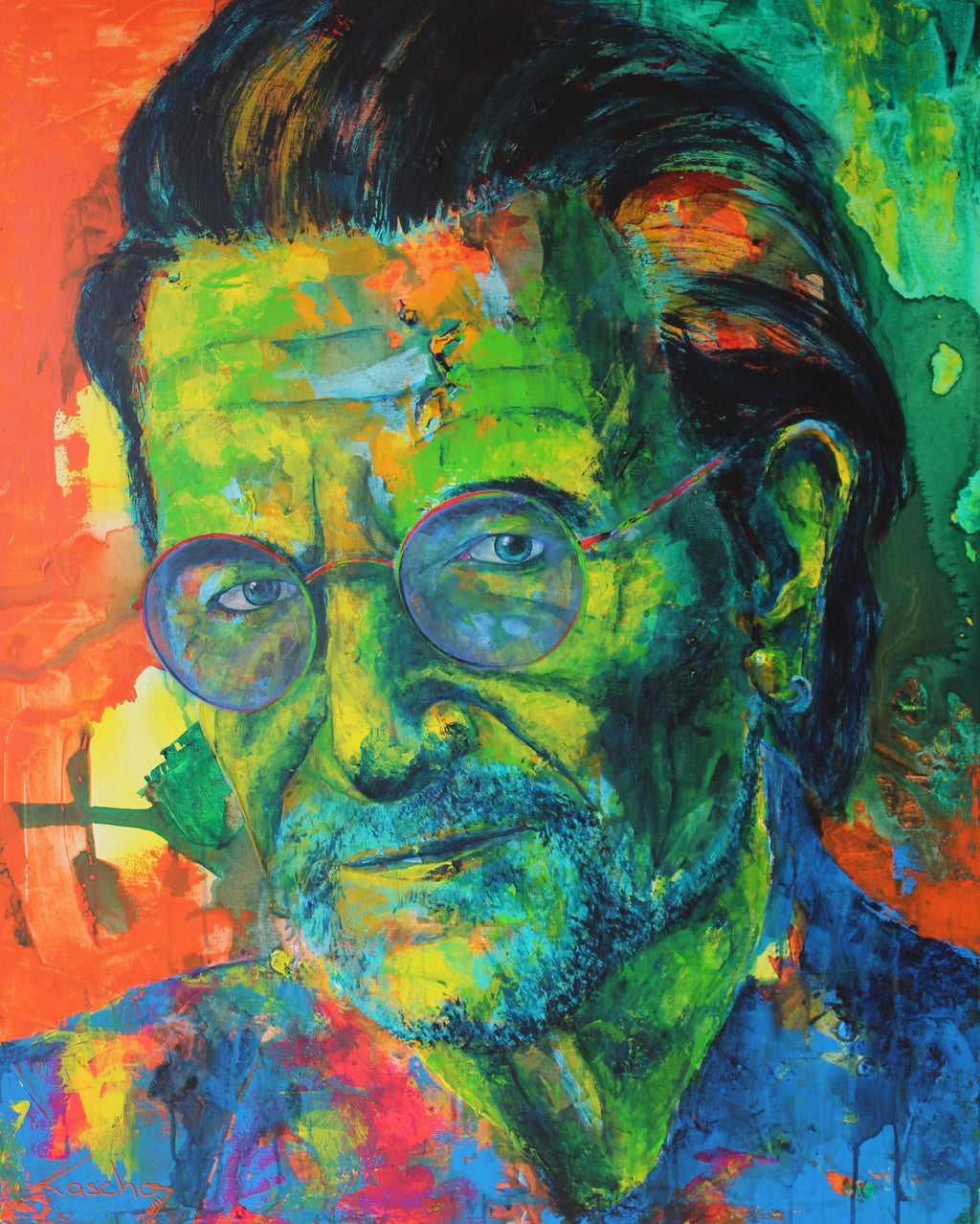 Bono Gemälde von Kascho Art